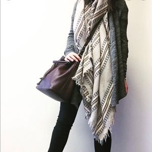 WILFRED - Mixed Stripes Blanket Scarf from ARITZIA